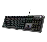 MSI FORGE GK310 RED DE clavier Gaming USB QWERTY Allemand Noir