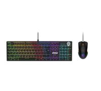 MSI Forge GK320 FR & Forge GM300 - Bundle Clavier + Souris Gaming | Clavier mécanique, Français AZERTY, switches RED (linéaires) - Souris filaire optique 7200 DPI, 7 boutons, 118g
