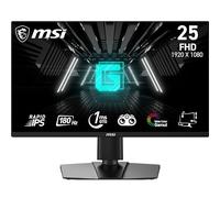 MSI G255PF E2 Écran Gaming FHD 24,5 Pouces - Dalle Rapid IPS 1920 x 1080, 180 Hz / 1ms (GtG), Gamme de Couleurs sRGB 99%, Adaptive-Sync - DP 1.2a, HDMI 2.0b CEC