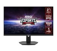 MSI G274F Écran PC Gaming 27 Full HD - Dalle Rapid IPS 1920x1080, 180Hz / 1ms, 16:9, G-Sync Compatible - HDMI 2.0, DisplayPort 1.2a Noir G