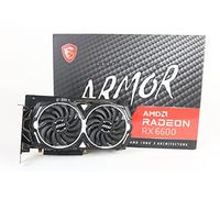 MSI Gaming AMD Radeon RX 6600 Carte graphique 8 Go GDDR6 128 bits HDMI/DP 2491 MHz Boost Clock FreeSync DirectX 12 VR Ready (RX 6600 Armor 8G V1)