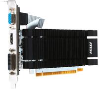 MSI Gaming Carte graphique Nvidia GeForce GT710 2 GB RAM GDDR3 PCIe x8 HDMI™, DVI, VGA profil bas, refroidissement passif