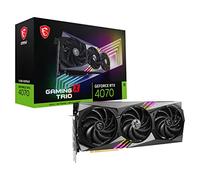 MSI Gaming GeForce RTX 4070 Carte graphique 12 Go GDRR6X 192 bits HDMI/DP Nvlink TORX Fan 4.0 Ada Lovelace Architecture (RTX 4070 Gaming X Trio 12G)