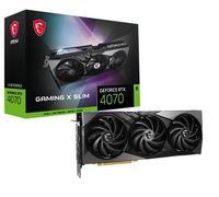 MSI Gaming GeForce RTX 4070 Carte Graphique 12 Go GDRR6X 192 Bits HDMI/DP Nvlink TORX Fan 4.0 Ada Lovelace Architecture (RTX 4070 Gaming X Slim 12G)