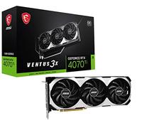MSI Gaming GeForce RTX 4070 Ti 12 Go GDRR6X 192 Bits HDMI/DP Nvlink TORX Fan 4.0 Ada Lovelace Architecture Carte Graphique (RTX 4070 Ti Ventus 3X 12G OC)