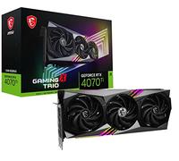 MSI Gaming GeForce RTX 4070 Ti 12 Go GDRR6X 192 Bits HDMI/DP Nvlink Tri-Frozr 3 Ada Lovelace Architecture Carte Graphique (RTX 4070 Ti Gaming X Trio 12G)