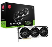 MSI Gaming GeForce RTX 4070 Ti Carte Graphique 12 Go GDRR6X 192 Bits HDMI/DP Nvlink Tri-Frozr 3 Ada Lovelace Architecture (RTX 4070 Ti Ventus 3X E 12G OC)