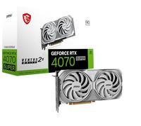 MSI Gaming RTX 4070 Super 12G Ventus 2X White OC Carte graphique (NVIDIA RTX 4070 Super, 192 bits, Extreme Clock : 2520 MHz, 12 Go GDRR6X 21 Gbit/s, HDMI/DP, Ada Lovelace Architecture)