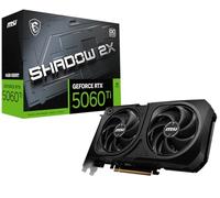 MSI Gaming RTX 5060 Ti 16G Shadow 2X OC Carte graphique (16 Go GDDR7, 128 bits, performances extrêmes : TBA MHz, DisplayPort x 3 2.1a, HDMI 2.1b, Nvidia Blackwell Architecture)