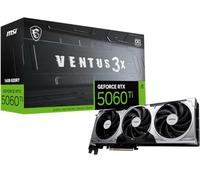 MSI Gaming RTX 5060 Ti 16G Ventus 3X OC Carte Graphique (16 Go GDDR7, 128-bit, Performances extrêmes : TBA MHz, DisplayPort x 3 2.1a, HDMI 2.1b, Nvidia Blackwell Architecture)