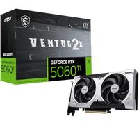 MSI Gaming RTX 5060 Ti 8G Ventus 2X OC Plus Carte Graphique (8 Go GDDR7, TBA-Bit, Performance extrême : TBA MHz, DisplayPort x3 2.1a, HDMI 2.1b, NVIDIA Blackwell Architecture)