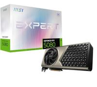 MSI Gaming RTX 5080 16G Expert OC Carte Graphique (16 Go GDDR7,256 Bits, Performances extrêmes : 2730 MHz, DisplayPort x3 2.1a, HDMI 2.1b, Architecture NVIDIA Blackwell)