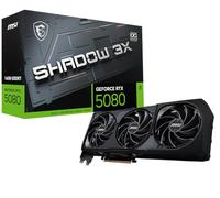 MSI Gaming RTX 5080 16G Shadow 3X OC Carte Graphique (16 Go GDDR7, 256 Bits, Extreme Clock TBD MHz, DisplayPort x 3 2.1a, HDMI 2.1b, Architecture NVIDIA Blackwell)