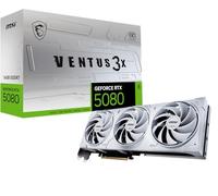 MSI Gaming RTX 5080 16G Ventus 3X OC Carte Graphique Blanche (16 Go GDDR7, 256 Bits, Extreme Clock TBD MHz, DisplayPort x 3 2.1a, HDMI 2.1b, Architecture NVIDIA Blackwell)