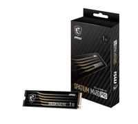 MSI Gaming SPATIUM M480 Pro PCIe 4.0 NVMe M.2 SSD Interne 1 to (PCIe Gen4, NVMe 1.4, M.2 2280, Lecture 7400 Mo/s, écriture 6000 Mo/s, 1 to)