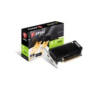MSI GeForce GT 1030 2GHD4 LP OC, 2Go GDDR4, 64-bit, Fréquence 1430 MHz, PCI Express 3.0 x16, HDMI, DisplayPort, Refroidissement Passif