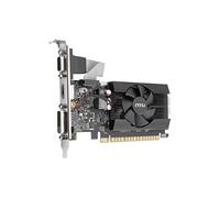 MSI GeForce GT 710 2GD3 LP GeForce GT 710 2Go GDDR3 - Cartes graphiques (GeForce GT 710, 2 Go, GDDR3, 64 bit, 4096 x 2160 pixels, PCI Express 2.0)