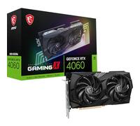 MSI GeForce RTX 4060 Gaming X 8G Carte Graphique Gaming - 8 Go GDDR6 (17 Gbps/128-bit), PCIe 4.0, Twin FROZR 9 (2 x Ventilateurs TORX 5.0), DLSS3, DisplayPort 1.4a, HDMI 2.1