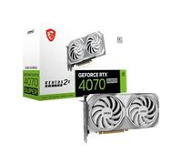 MSI GeForce RTX 4070 Super 12G Ventus 2X White OC Carte Graphique pour Le Jeu - 12 Go GDDR6X (21Gbps / 192 Bits), PCIe 4.0-2 x Ventilateurs TORX 4.0 - HDMI 2.1a, DisplayPort 1.4a