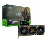 MSI GeForce RTX 4070 Ti Super 16G Gaming Slim Stalker Edition - 16 Go GDDR6X (21 Gbps/256 Bits), PCIe 4.0 - TRI FROZR 3 (3 x Ventilateurs TORX 5.0), RGB - HDMI 2.1, DisplayPort 1.4a