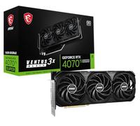MSI GeForce RTX 4070 Ti Super 16G Ventus 3X Black OC Carte Graphique (NVIDIA RTX 4070 Ti Super, 256 Bits, Extreme Clock : 2655 MHz, 16 Go GDRR6X 21 Gbit/s, HDMI/DP, Ada Lovelace Architecture)