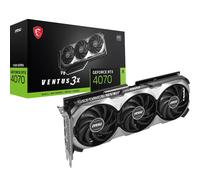 MSI GeForce RTX 4070 Ventus 3X E1 12G OC Carte Graphique - 12 Go GDDR6 (20 GB/s, 192-bit), PCIe 4.0, 3 x Ventilateurs TORX 4.0 - HDMI 2.1a, DisplayPort 1.4a