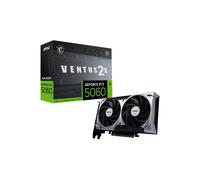 MSI GeForce RTX 5060 VENTUS 2X OC 8GB GDDR7, Fréquence Boost 2527 MHz, 3840 Cœurs CUDA, PCI Express x16 5.0, HDMI 2.1b, DisplayPort 2.1b