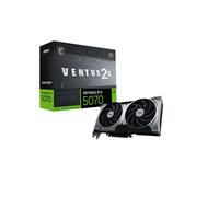 MSI GeForce RTX 5070 VENTUS 2X OC, 12 Go GDDR7, 192-bit, PCIe 5.0, 2542MHz, 6144 Cœurs CUDA, HDMI 2.1b, DisplayPort 2.1b, Refroidissement Actif 2 Ventilateurs