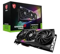 MSI GeForce X Trio 24G Carte Graphique, GPU RTX 4090, GDDR6X 24GB (21Gb/s|384-bit), PCIe 4.0, TRI FROZR 3 (3 x Fans TORX 5.0), Mode Gaming & Silent, RGB, HDMI 2.1a, DisplayPort 1.4a