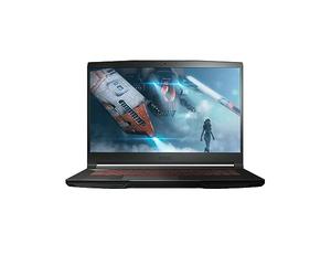 MSI GF63 Ordinateur portable de jeu mince de 15,6 po, 144 Hz FHD, Intel Core i5-11400H, NVIDIA GeForce RTX 3050 4 Go, 16 Go de mémoire DDR4, 512 Go NVMe SSD, Windows 11, noir, 11UC-1276US