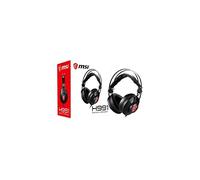 MSI H991 Casque de jeu filaire pour PC, microphone intégré, suppression du bruit, contrôle en ligne, design ergonomique, bandeau réglable, PC, PS4, PS5, Xbox One, Switch, Notebook/PC/mobile