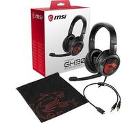 MSI IMMERSE GH30 V2 Gaming Headset ''Noir avec logo Dragon embl?matique, audio filaire en ligne (Filaire), ?couteurs, Noir
