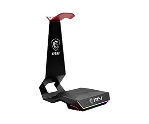 MSI Immerse HS01 Combo Support pour Casque de Jeu avec Chargeur sans Fil certifié QI, Gestion Intelligente des câbles, Design Solide en métal, Base antidérapante S98-0700020-CLA