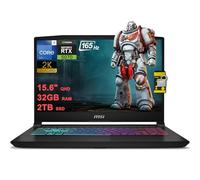 msi Katana 15 HX Ordinateur portable de jeu 15,6" QHD IPS 165 Hz (100 % DCI-P3) Intel 16 cœurs i7-14650HX (Beats i9-12900H) 32 Go de RAM 2 To SSD GeForce RTX 5070 DLSS4 (jusqu'à 798 AI Tops) RGB