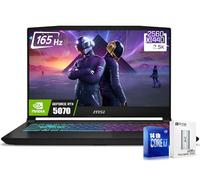 msi Katana HX Ordinateur portable de jeu, écran QHD IPS 15,6" 165 Hz, 16 cœurs i7-14650HX (>i9-12900H, jusqu'à 5,2 GHz, GeForce RTX 5070, Copilot+ PC, clavier rétroéclairé RVB, Win11, noir (32 Go de