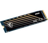 MSI M450 PCIe 4.0 NVMe M.2 1TB V1 - Disque SSD Interne 1 to, PCIe 4.0 NVMe M.2, Lecture 3400 MB/s & Écriture 2400 MB/s, 3D NAND, Sécurité des Données Intégrée, 350 TBW, Garantie 5 Ans