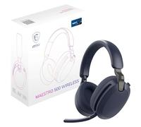 MSI Maestro 500 Wireless Navy Casque Gaming sans Fil | ANR, transducteurs 40 mm, micro rétractable « Flip-to-Mute », autonomie 90 heures, 2,4 GHz/Bluetooth, jack 3,5mm