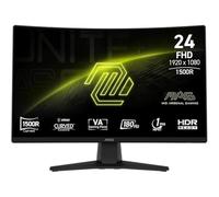 MSI MAG 242C 1920 x 1080 (FHD), 180 Hz, 1 ms, HDR Ready, 1500R, Rapid VA.