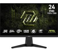 MSI MAG 245F X24 Écran Gaming 24" 1920 x 1080 (FHD), 240 Hz, FreeSync Premium, Compatible HDR, HDMI, Port VGA, Montage VESA, Inclinable, Cadre Fin 4 côtés 0,5 ms, Noir