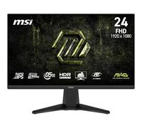 MSI MAG 245F X24 Écran Gaming 24'' FHD - Dalle Rapid IPS 1920 x 1080, 240 Hz / 0,5 ms, HDR Ready, AMD FreeSync™ Premium, AI Vision, HDMI 2.0b, DP 1.2a, Design sans Bordure, Compatible VESA, Noir