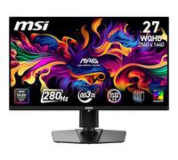 MSI MAG 271QP QD-OLED X28 Moniteur de jeu WQHD 27", panneau Quantum Dot 2560 x 1440, 280 Hz, 0,03 ms, DisplayHDR True Black 400, HDMI 2.1, DP 1.4a, USB C (15 WPD), inclinaison/hauteur réglable