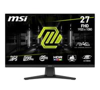 MSI MAG 272FDE 24,5" FHD 1920 x 1080 Moniteur de Jeu 200 Hz 0,5 ms Compatible HDR AMD FreeSync Premium Protection des Yeux AI Vision HDMI 2.0b DP 1.2a sans Cadre Réglable Support Vesa Noir