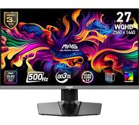 MSI MAG 272QP QD-OLED X50 26,5" 2560 x 1440 (WQHD), 500 Hz, AMD Adaptive-Sync, HDR Ready, HDMI, Port VGA, Montage VESA, inclinable, Lunette Fine sur 4 côtés, 0,03 ms, Noir