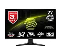 MSI MAG 274CQFDE écran plat de PC 68,6 cm (27") 2560 x 1440 pixels Wide Quad HD Noir