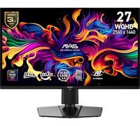 msi MAG 274QP QD-OLED X24 27" 2560 x 1440 (QHD) Moniteur de Jeu, 240 Hz, synchronisation adaptative, HDMI, DisplayPort, Montage VESA, Inclinaison, Hauteur réglable, Haut-Parleur, 0,03 ms, Noir