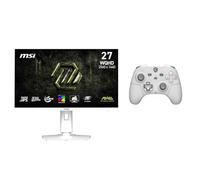 MSI MAG 274QRFW X32 & Force GC300 Wireless White - Écran + Manette | Écran gaming 27” IPS 320 Hz WQHD + manette de jeu PC sans fil/filaire