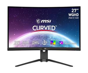 MSI MAG 275CQRX écran Plat de PC 68,6 cm (27") 2560 x 1440 Pixels Wide Quad HD Noir