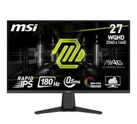 MSI MAG 275QF écran plat de PC 68,6 cm (27") 2560 x 1440 pixels Wide Quad HD LCD Noir