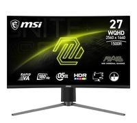 MSI 27' LED - MAG 27CQ6PF - Ecran PC 2.5K - 2560 x 1440 pixels - 0.5 ms (gris à gris) - Format 16/9 - Dalle Rapid VA incurvée - 180