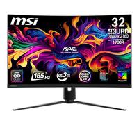 MSI MAG 321CUPDE QD-OLED Écran Gaming Incurvé, UHD 32", 1700R, 3840x2160 Quantum Dot OLED, 165Hz/0.03ms, 99% DCI-P3, DoubleE≤2, DisplayHDR True Black 400, DP 1.4a, HDMI 2 .1, USB